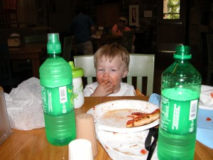 Sam ran around alot, it took pizza to get a good pic of him, he was so much fun