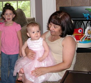 Isabella with her Nonna Isabella with her Nonna