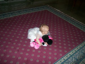 Some down time with Minnie